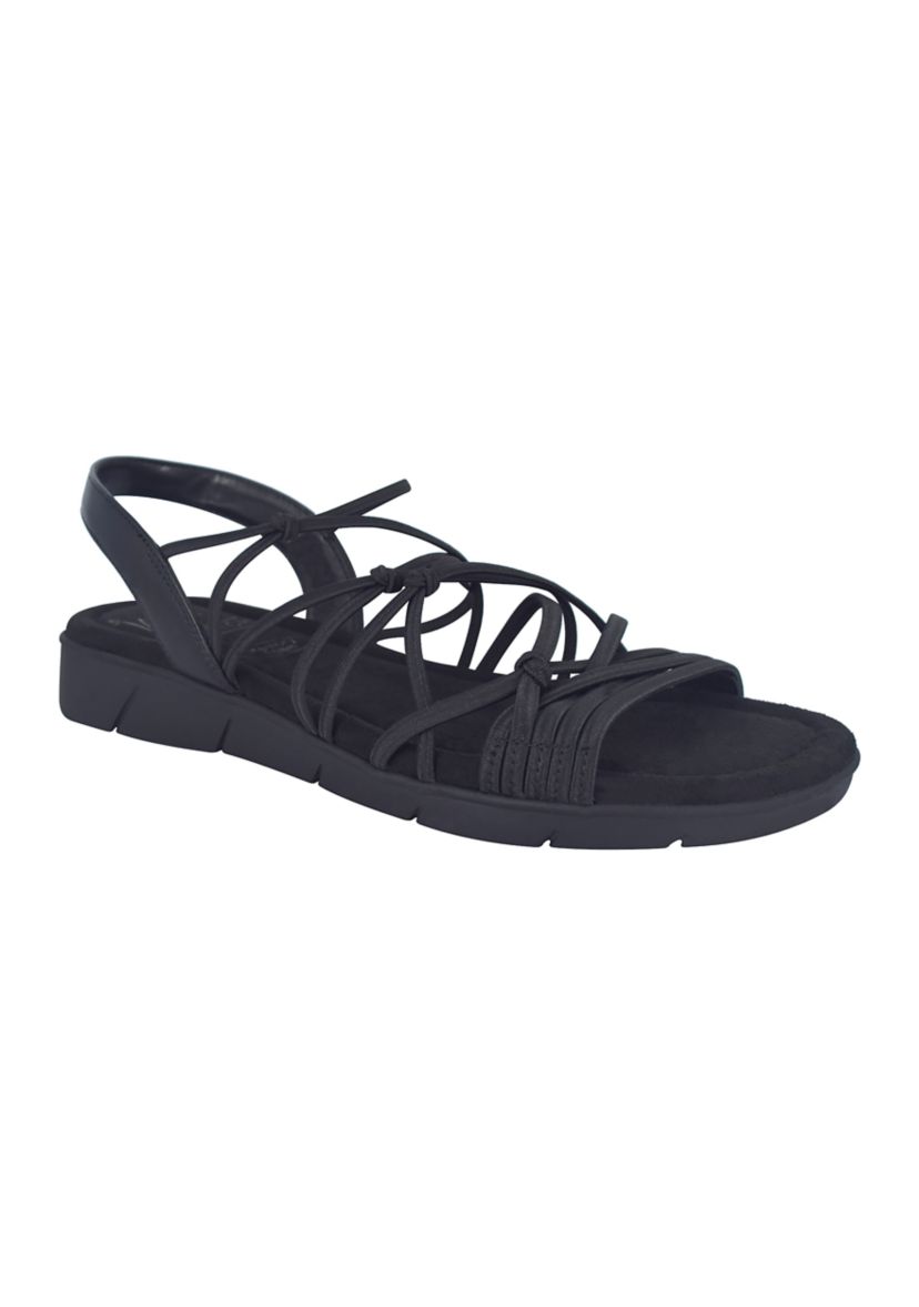 	  Belma Stretch Sandals with Memory Foam 