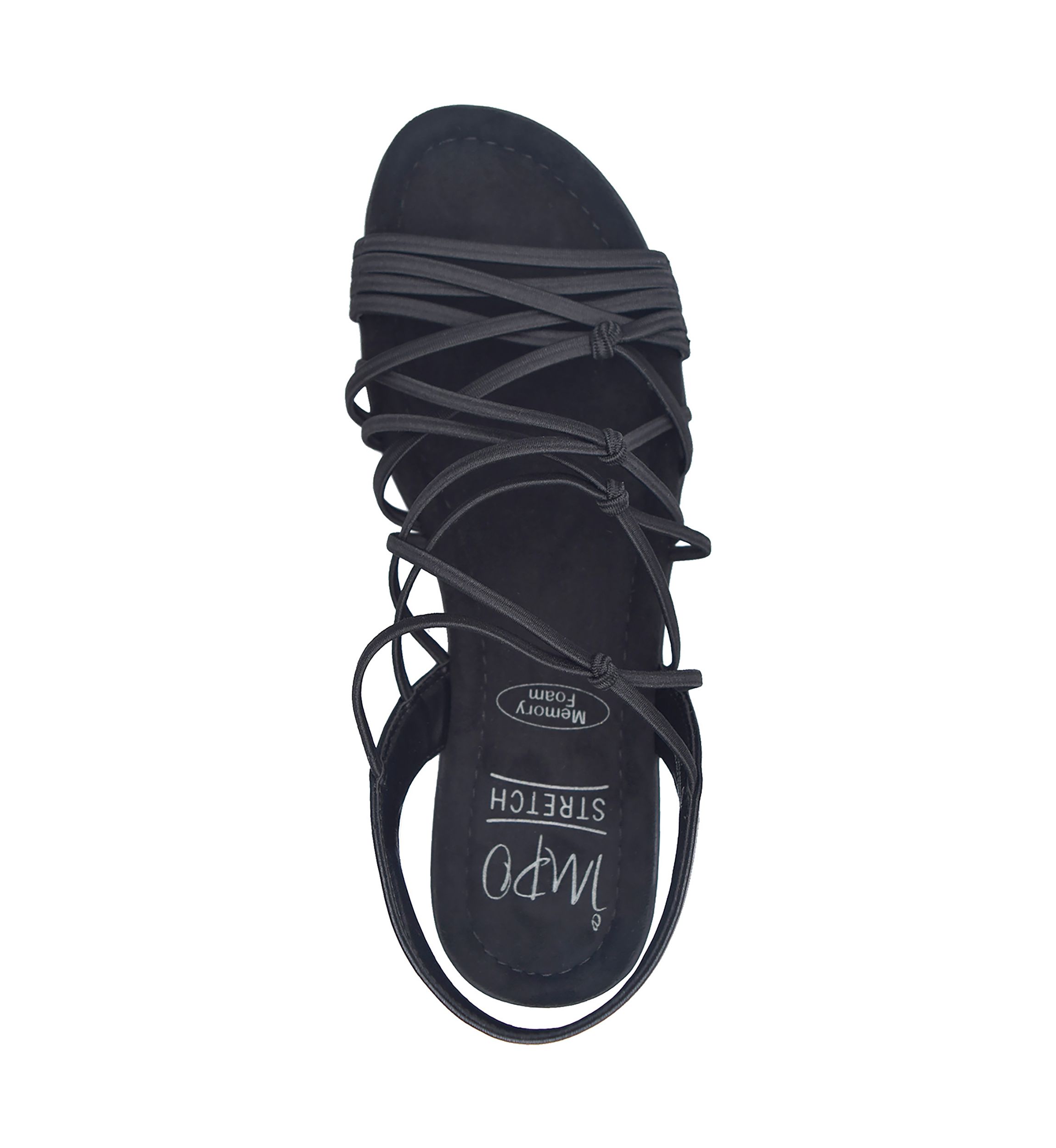 	  Belma Stretch Sandals with Memory Foam 