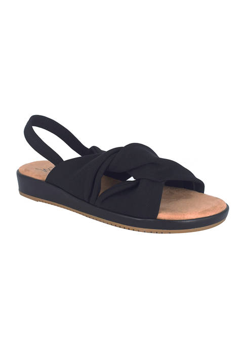 Impo Blanca Stretch Sandals with Memory Foam