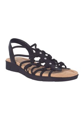 Berna Stretch Sandal with Memory Foam