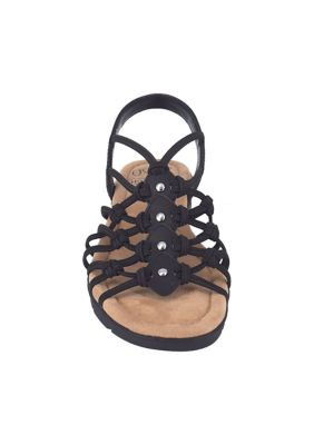 Berna Stretch Sandal with Memory Foam