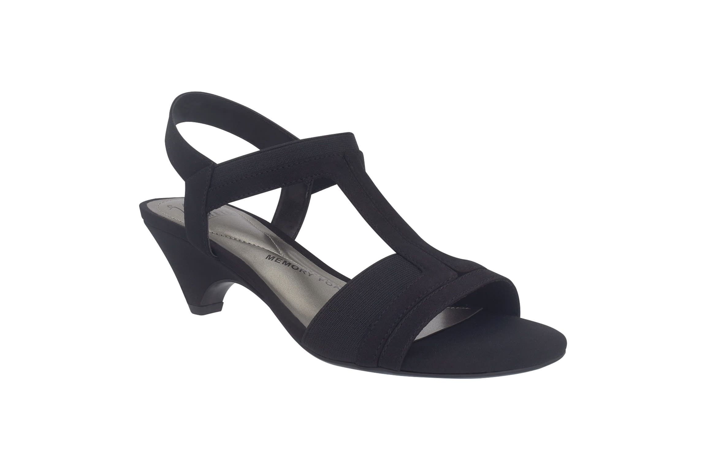 Eara Stretch Dress Sandal with Memory Foam