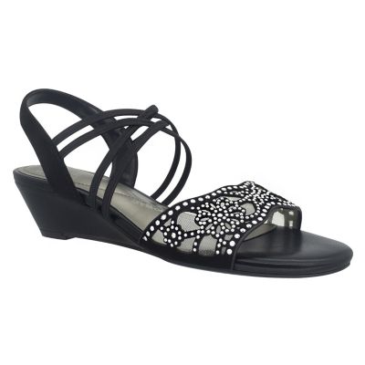 Geum Stretch Wedge Sandal with Memory Foam