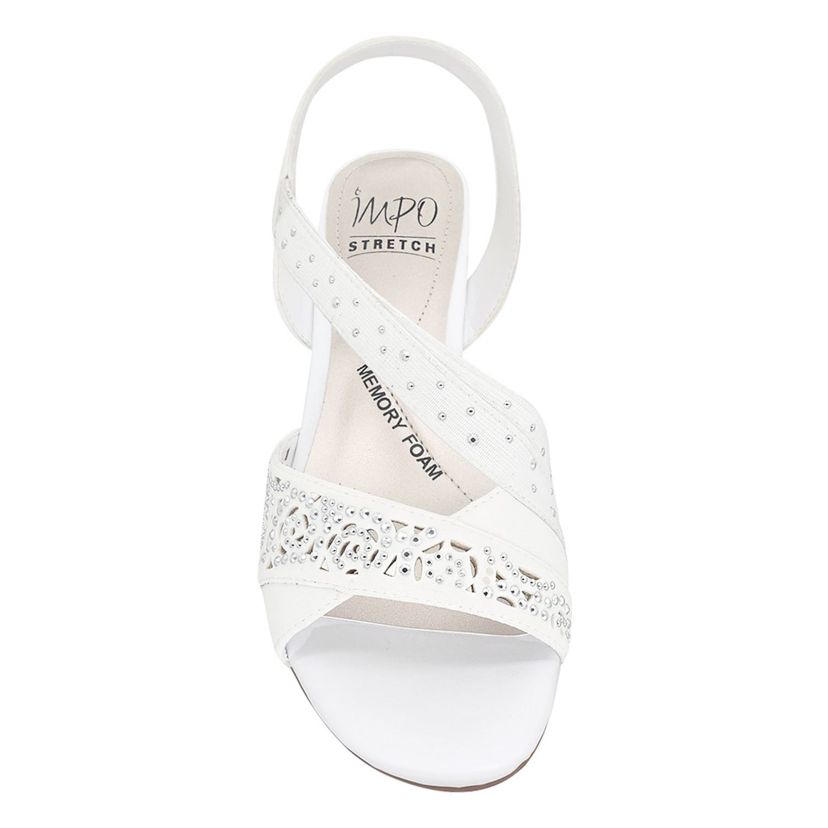 Grace Stretch Wedge Sandal with Memory Foam