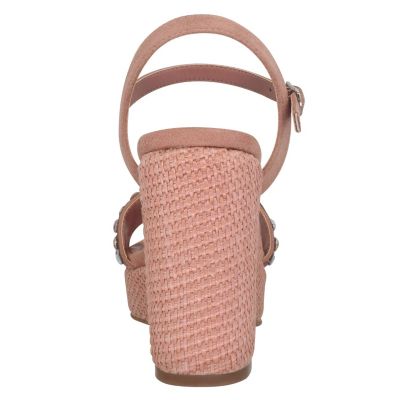 Odely Embellished Platform Sandal with Memory Foam