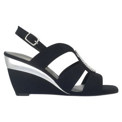 Violette Wedge Sandal with Memory Foam