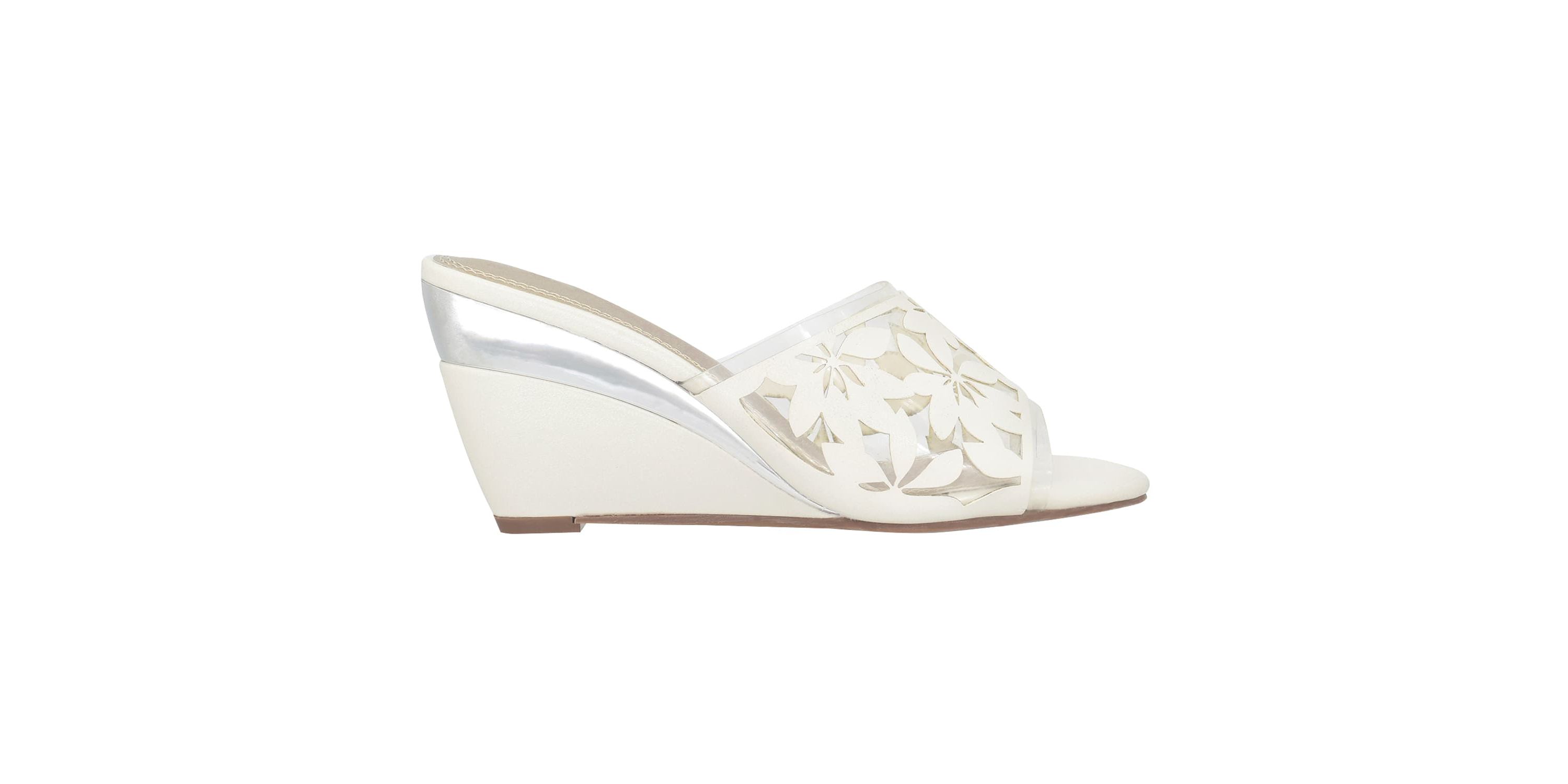 Vasha Floral Slide with Memory Foam