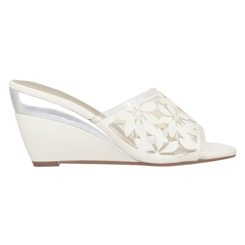 Vasha Floral Slide with Memory Foam
