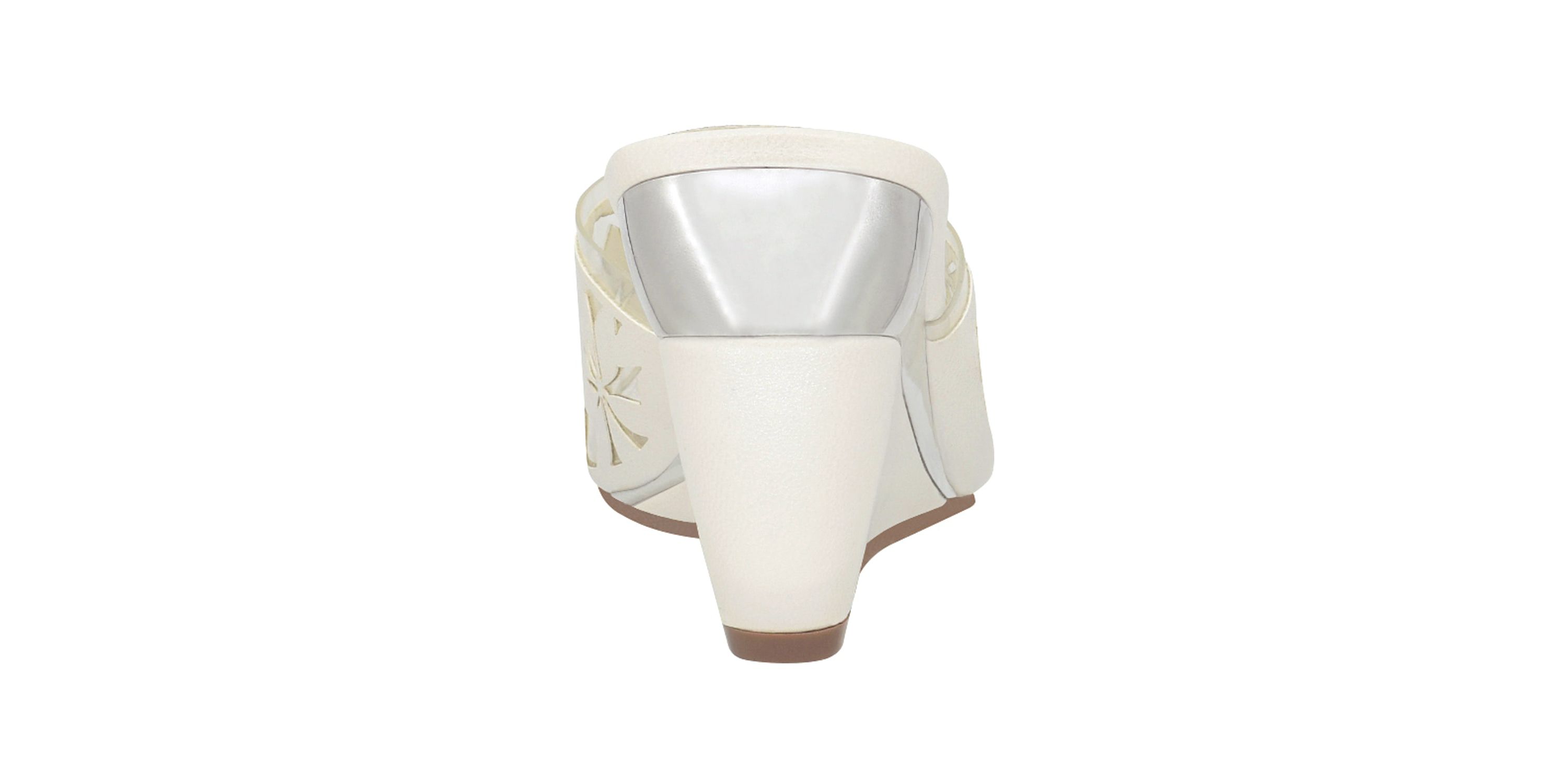 Vasha Floral Slide with Memory Foam