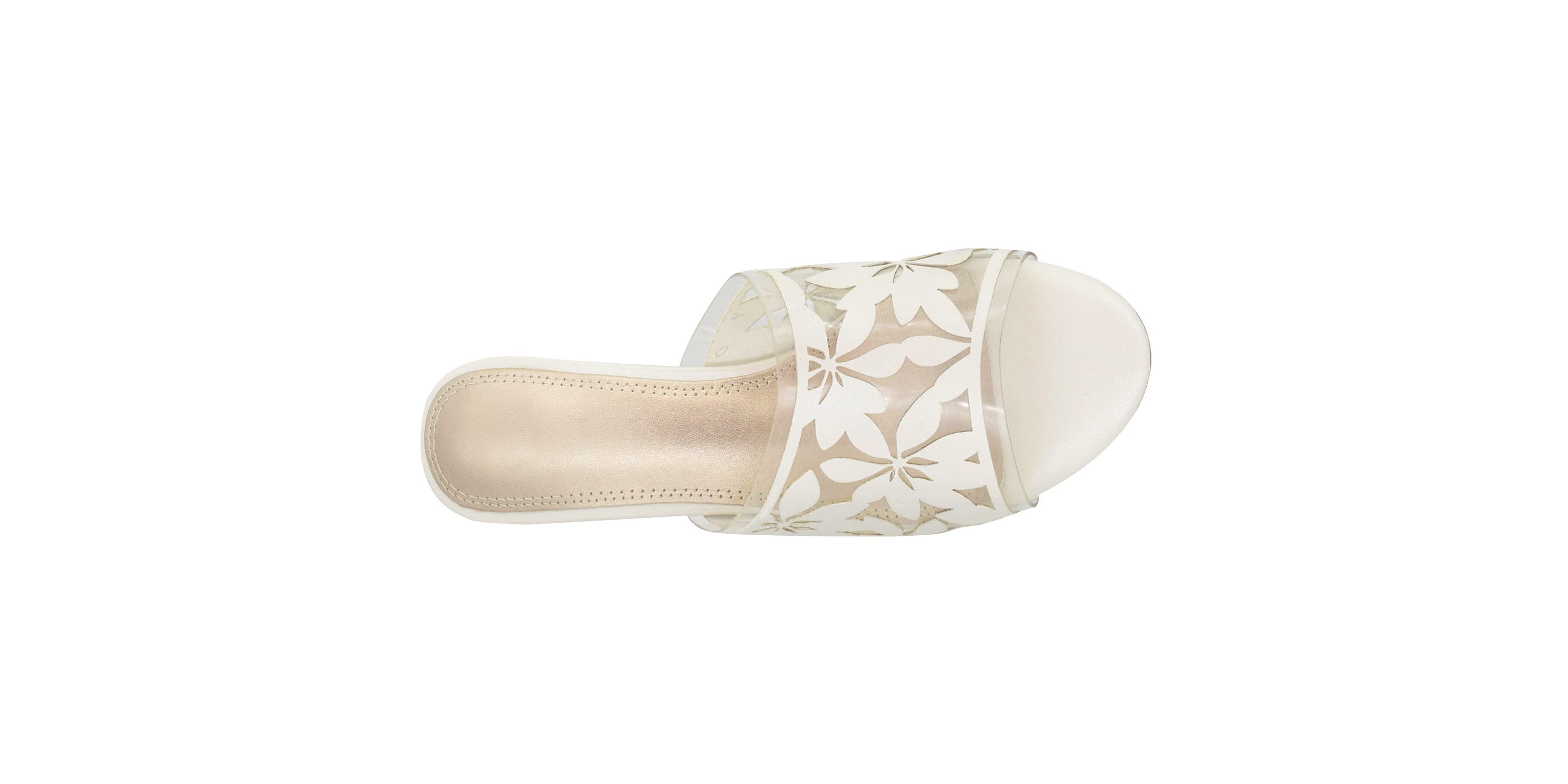Vasha Floral Slide with Memory Foam