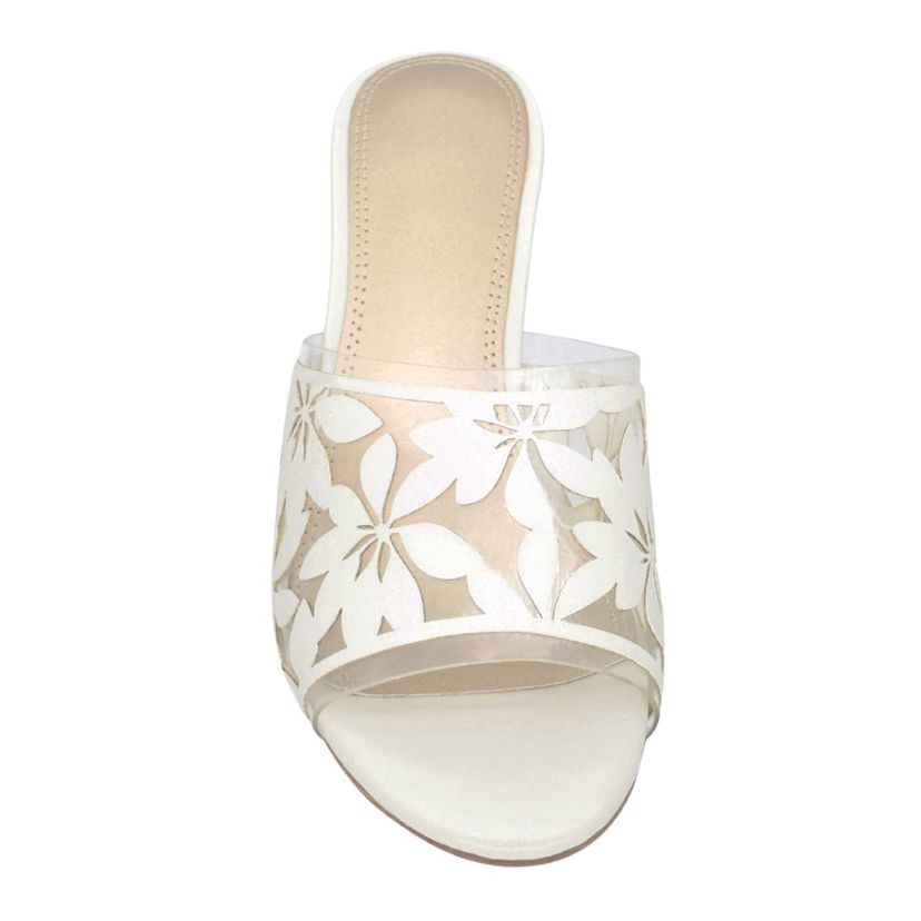 Vasha Floral Slide with Memory Foam