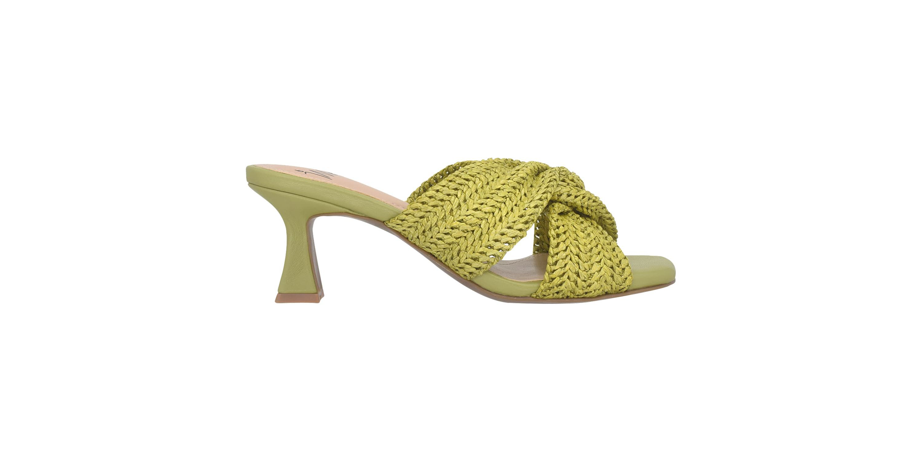 Nikka Raffia Sandal with Memory Foam