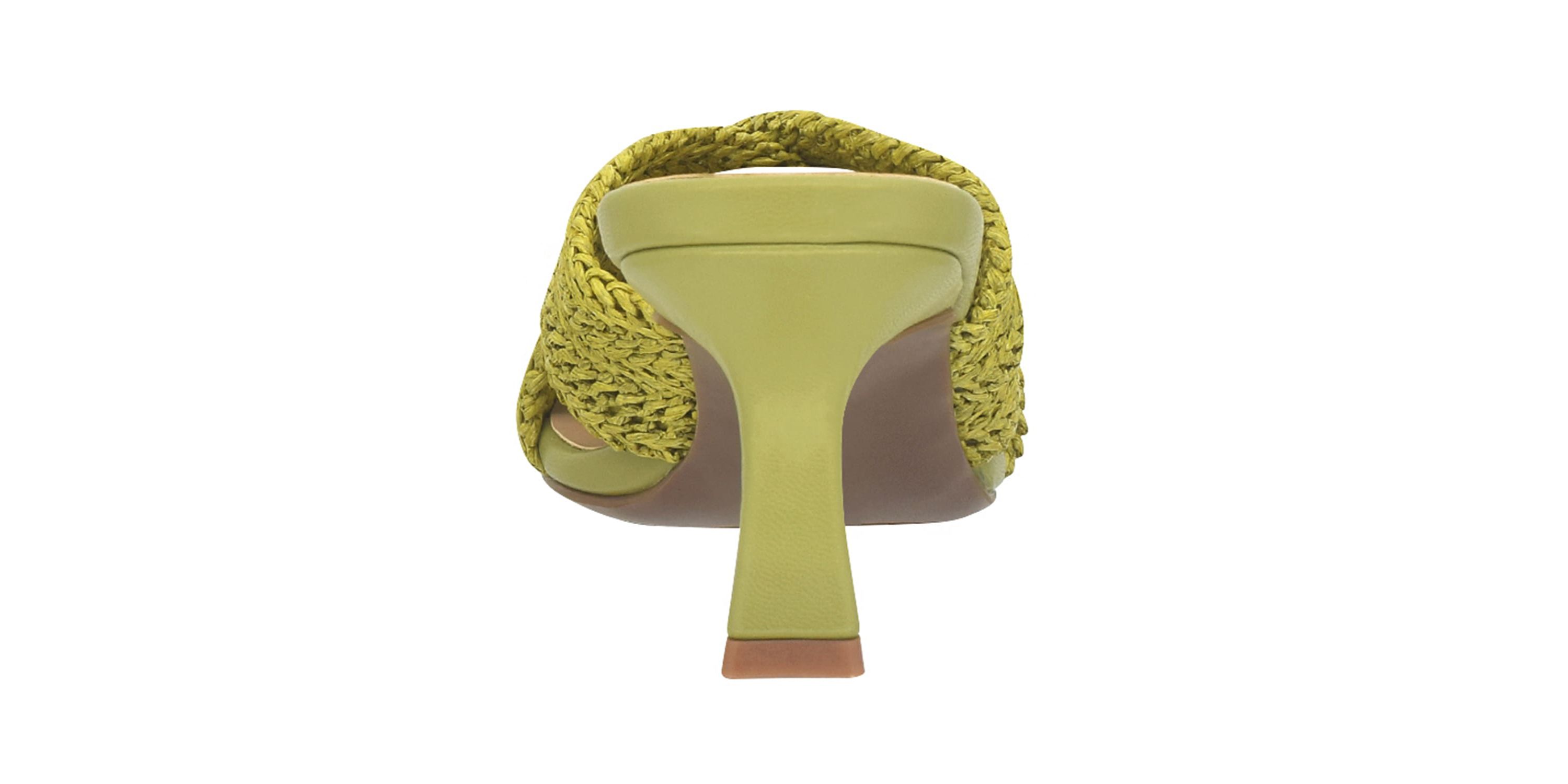 Nikka Raffia Sandal with Memory Foam