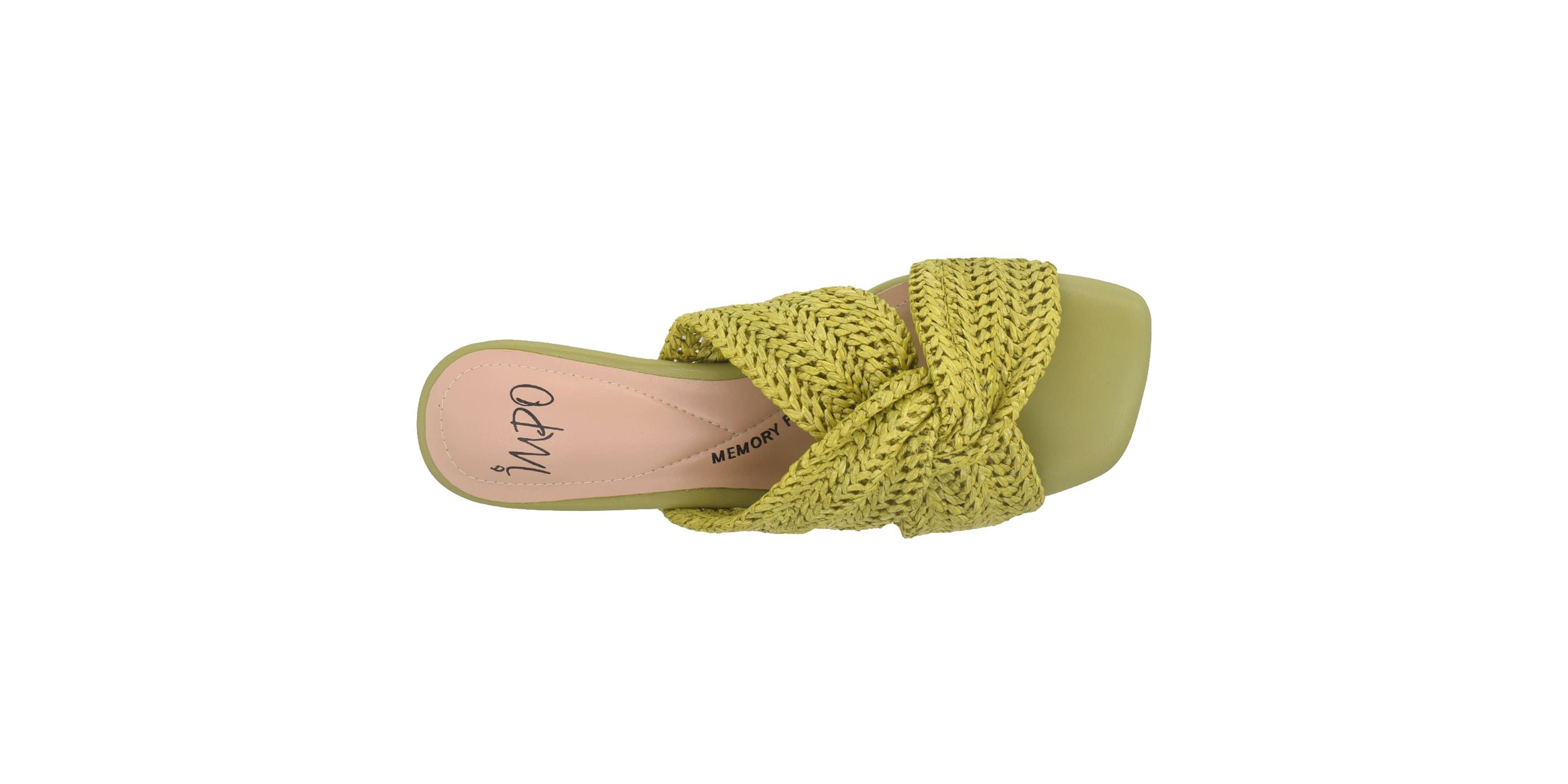 Nikka Raffia Sandal with Memory Foam