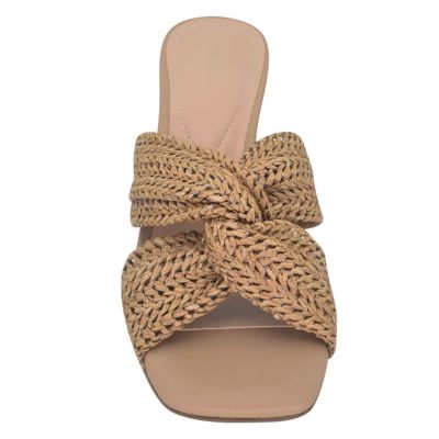 Nikka Raffia Sandal with Memory Foam