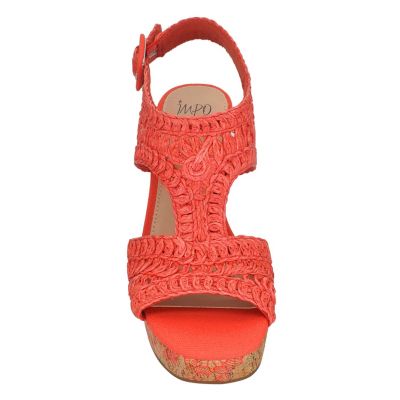 Osanna Woven Raffia Platform Sandal with Memory Foam