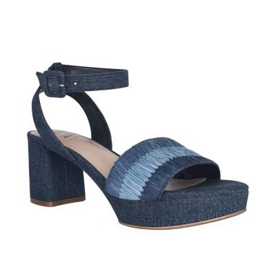 Norann Raffia Platform Sandal with Memory Foam