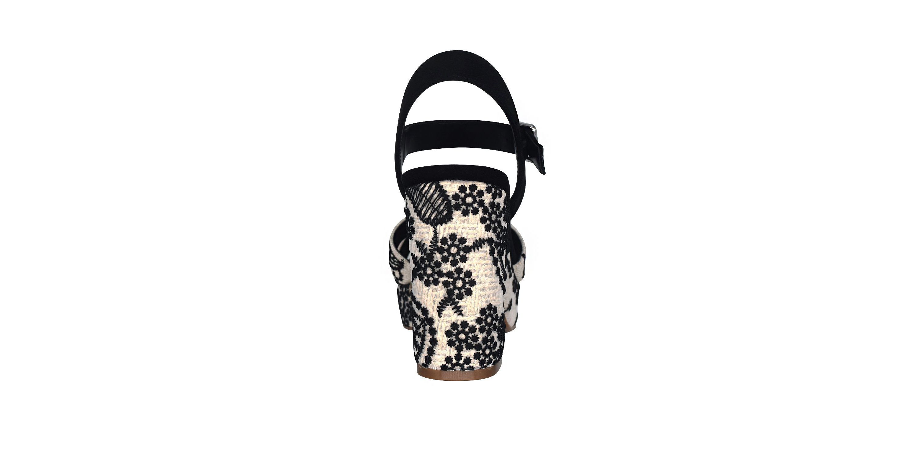 Ozella II Embroidered Platform Sandal with Memory Foam