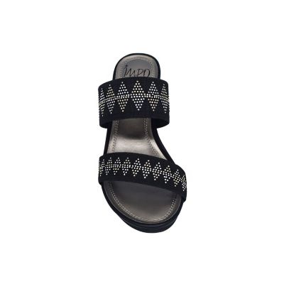 Voice Stretch Elastic Platform Wedge Sandal with Memory Foam