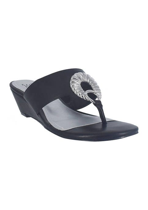 Impo Glancy Thong Sandals with Memory Foam