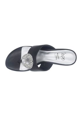 Glancy Thong Sandal with Memory Foam