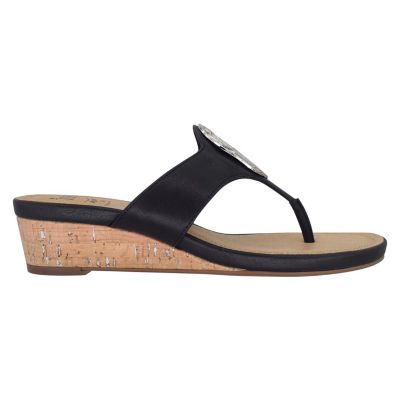 Rosala Ornamented Thong Sandal with Memory Foam