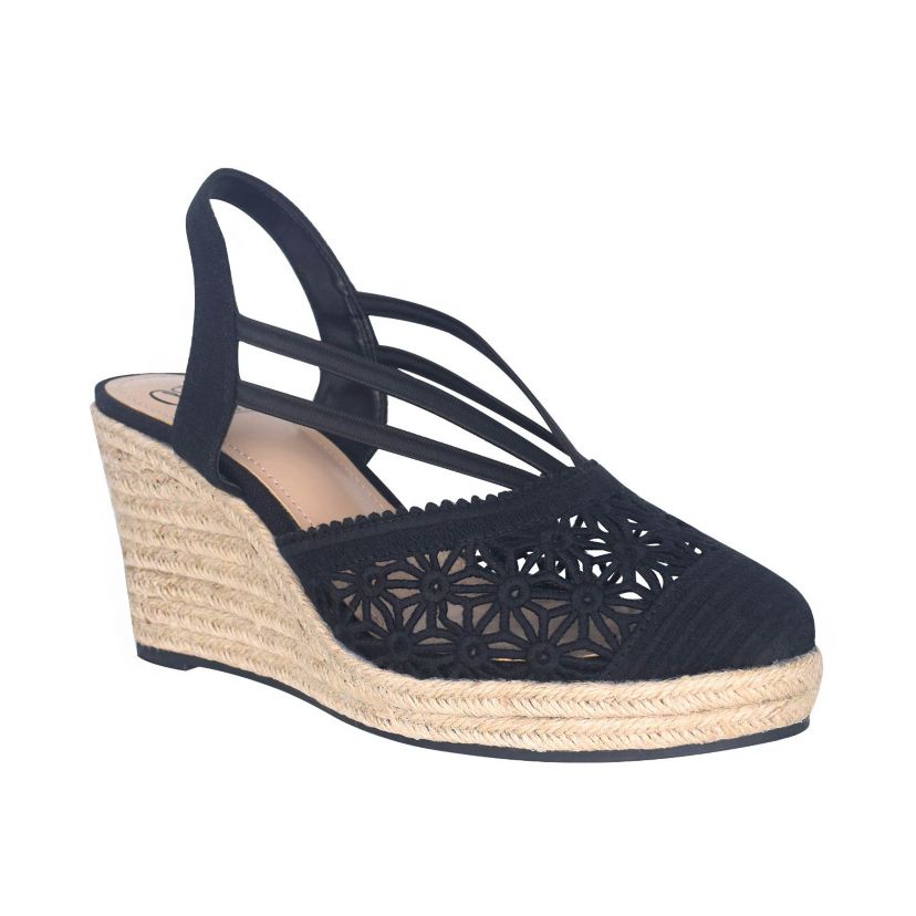 Tonessa Stretch Wedge Espadrille with Memory Foam