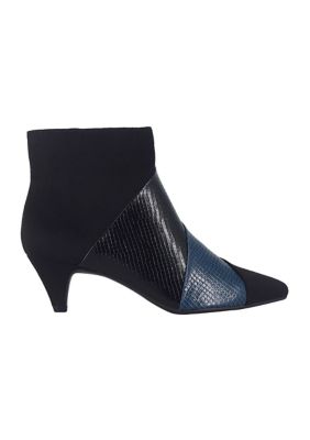 Ebonie Multi Texture Bootie with Memory Foam