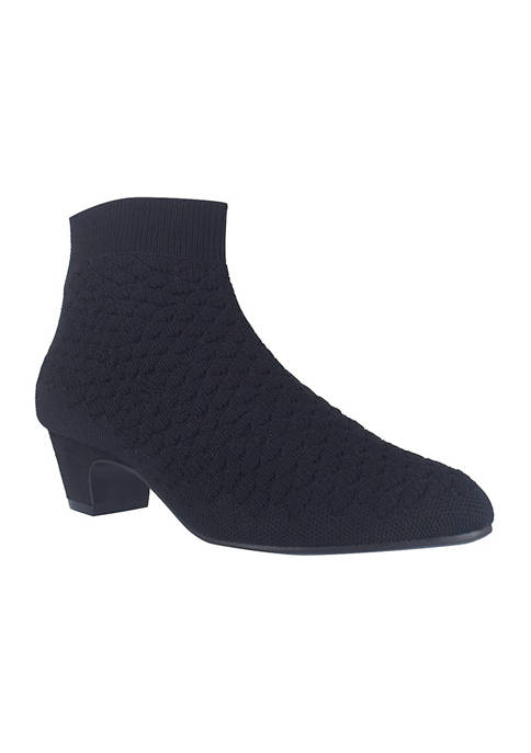 Impo Goren Stretch Knit Ankle Booties with Memory