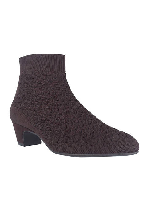 Impo Goren Stretch Knit Ankle Booties with Memory