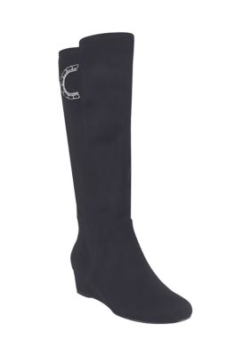 Gurtha Stretch Wedge Boot with Memory Foam