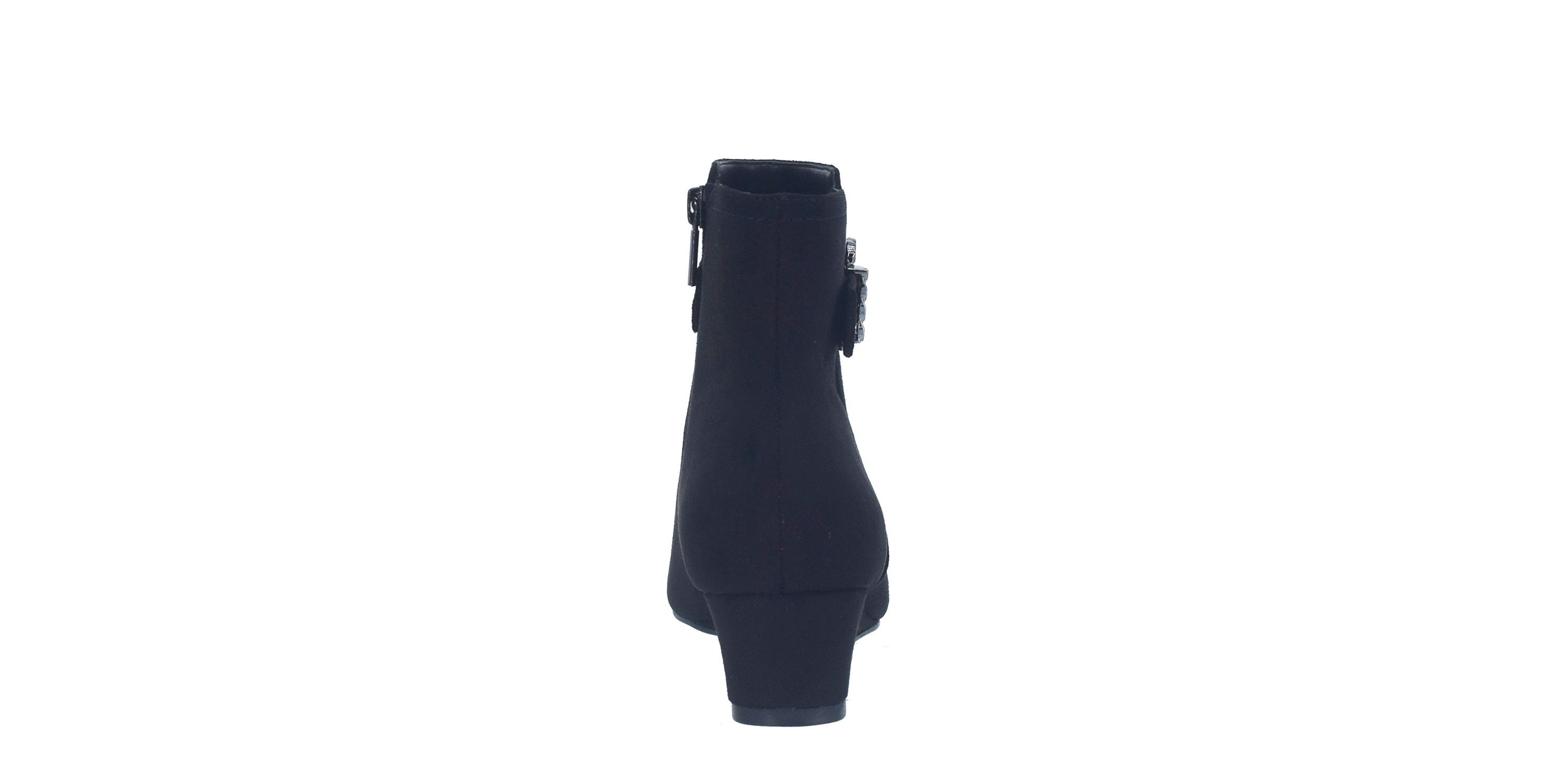 Gandan Wedge Bootie with Memory Foam