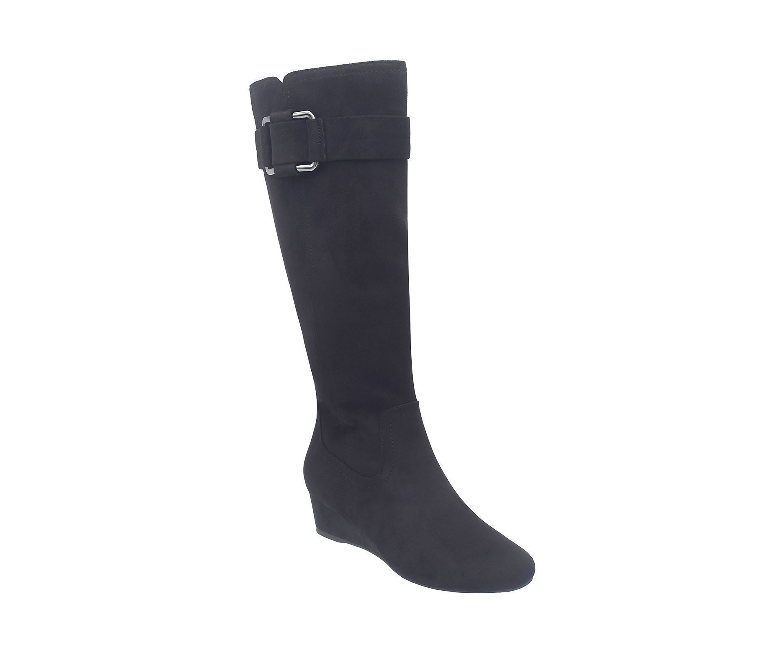 Genia Stretch Wedge Boot with Memory Foam