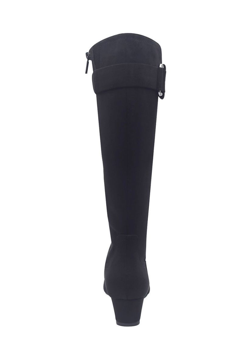 Genia Stretch Wedge Boot with Memory Foam