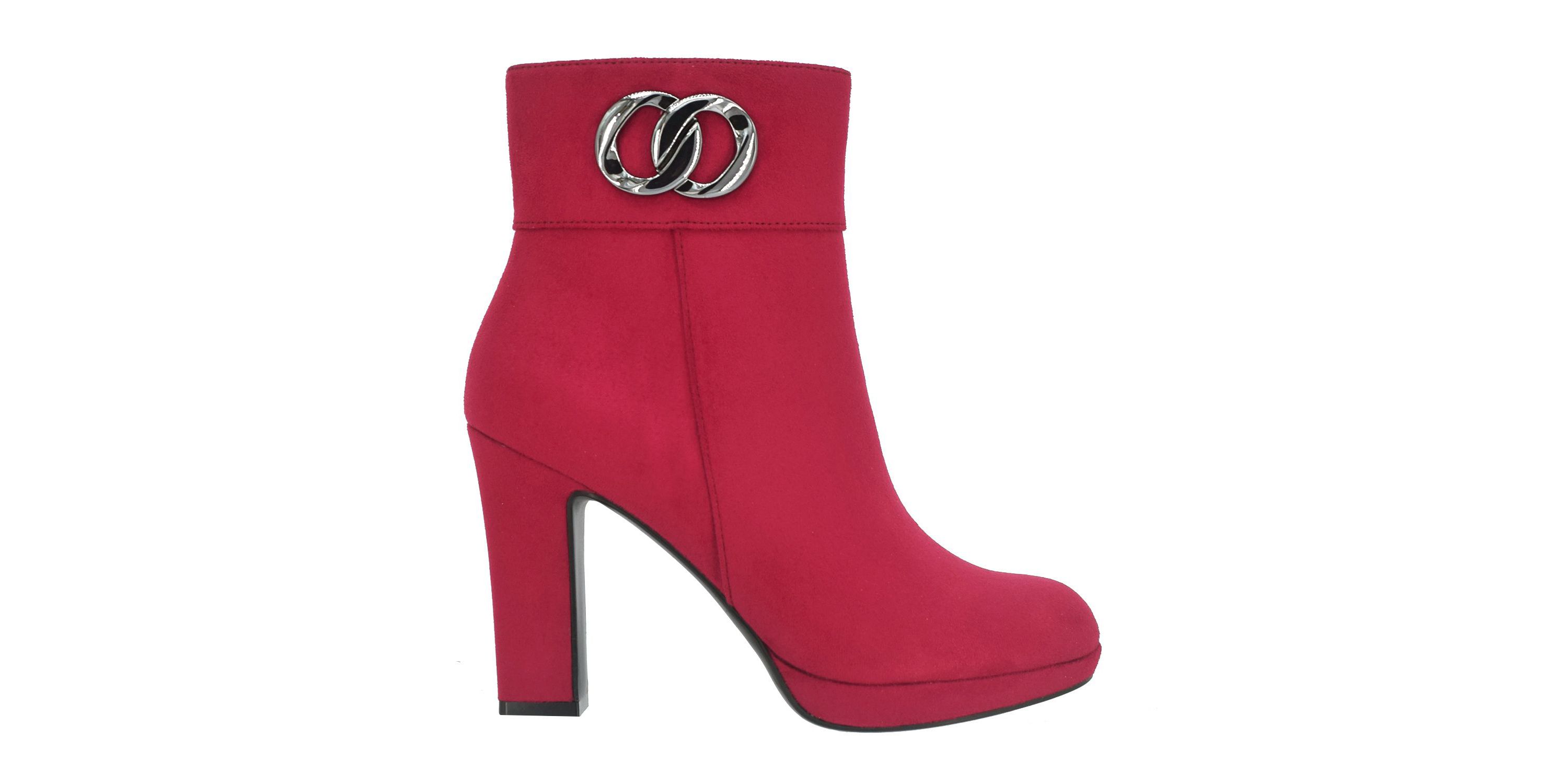 Omia Platform Ankle Boot with Memory Foam