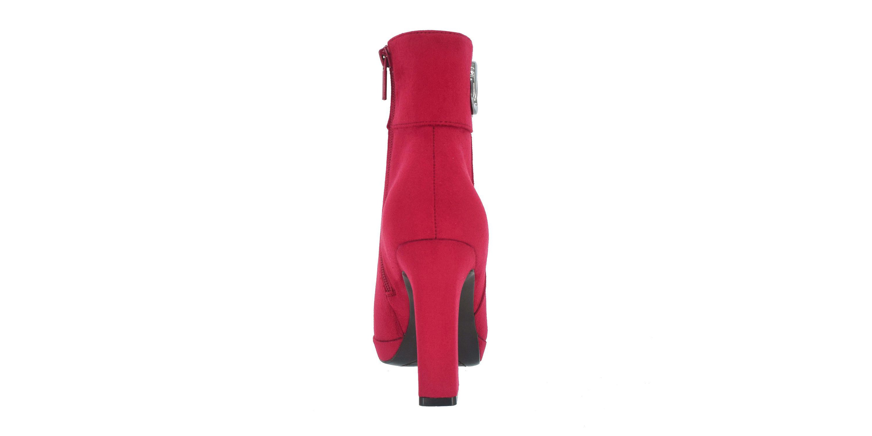 Omia Platform Ankle Boot with Memory Foam