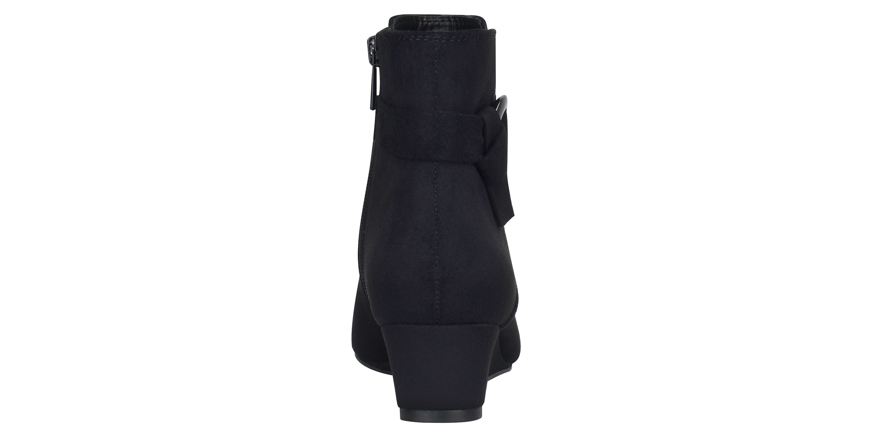 Gasha Wedge Bootie with Memory Foam