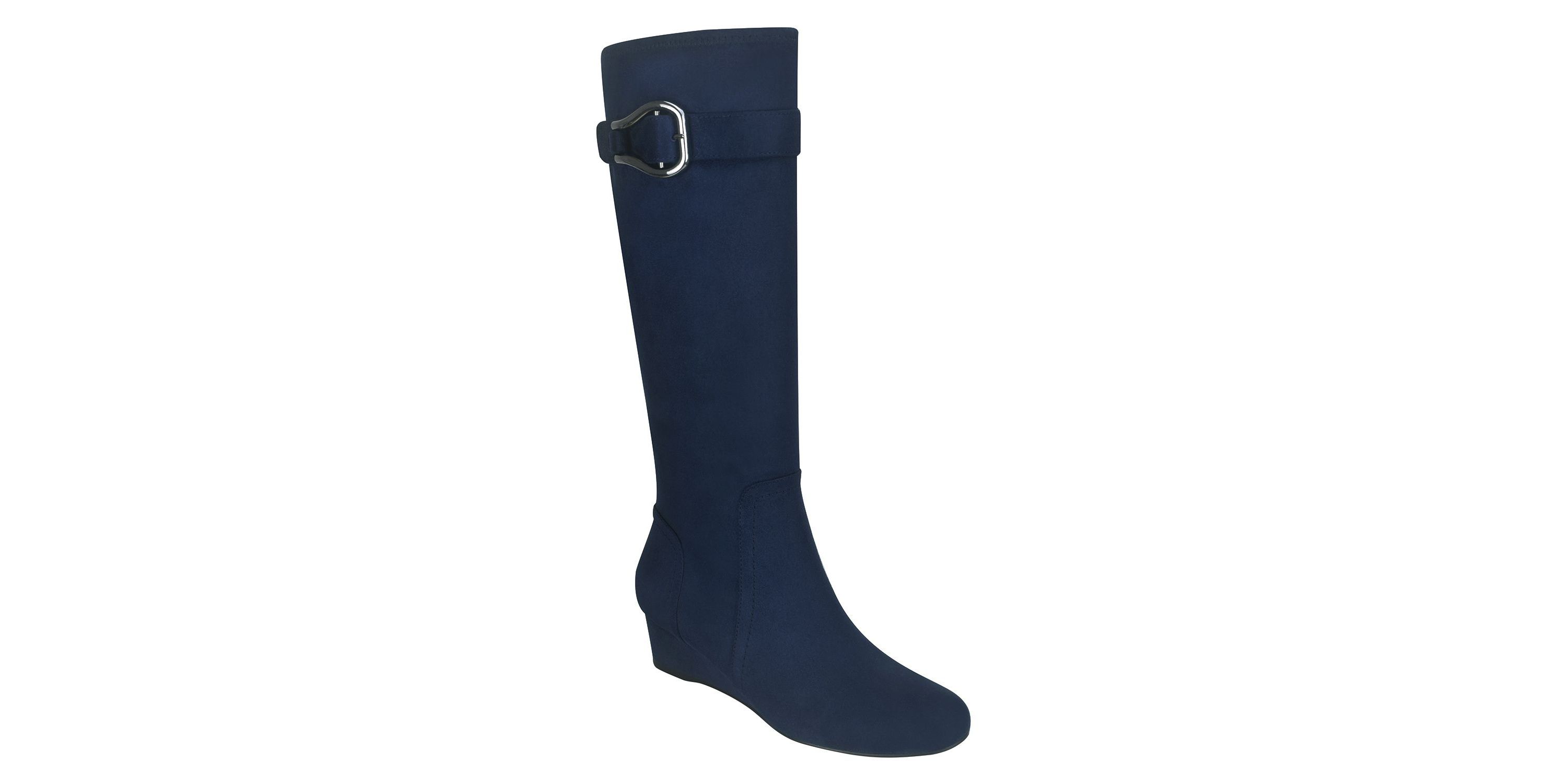 Gelsey Stretch Wedge Boot with Memory Foam