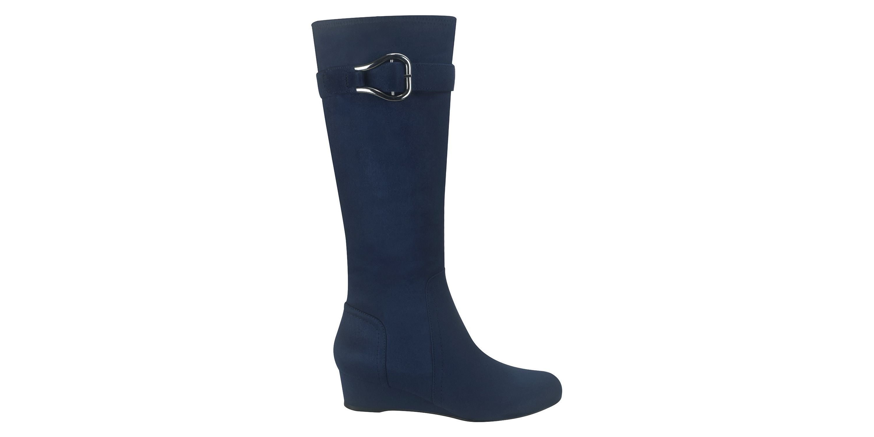 Gelsey Stretch Wedge Boot with Memory Foam