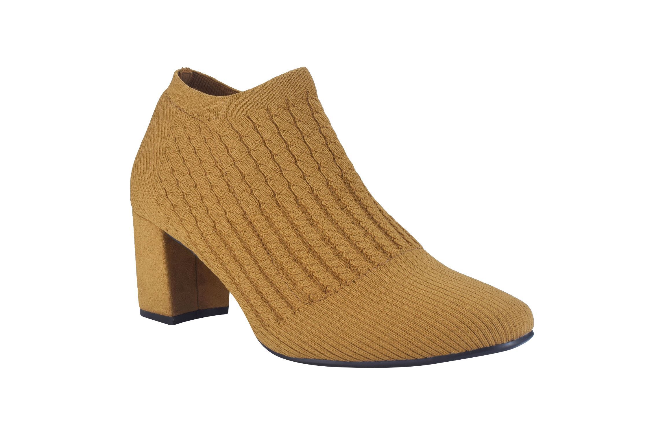 Nancia Stretch Knit Ankle Bootie with Memory Foam