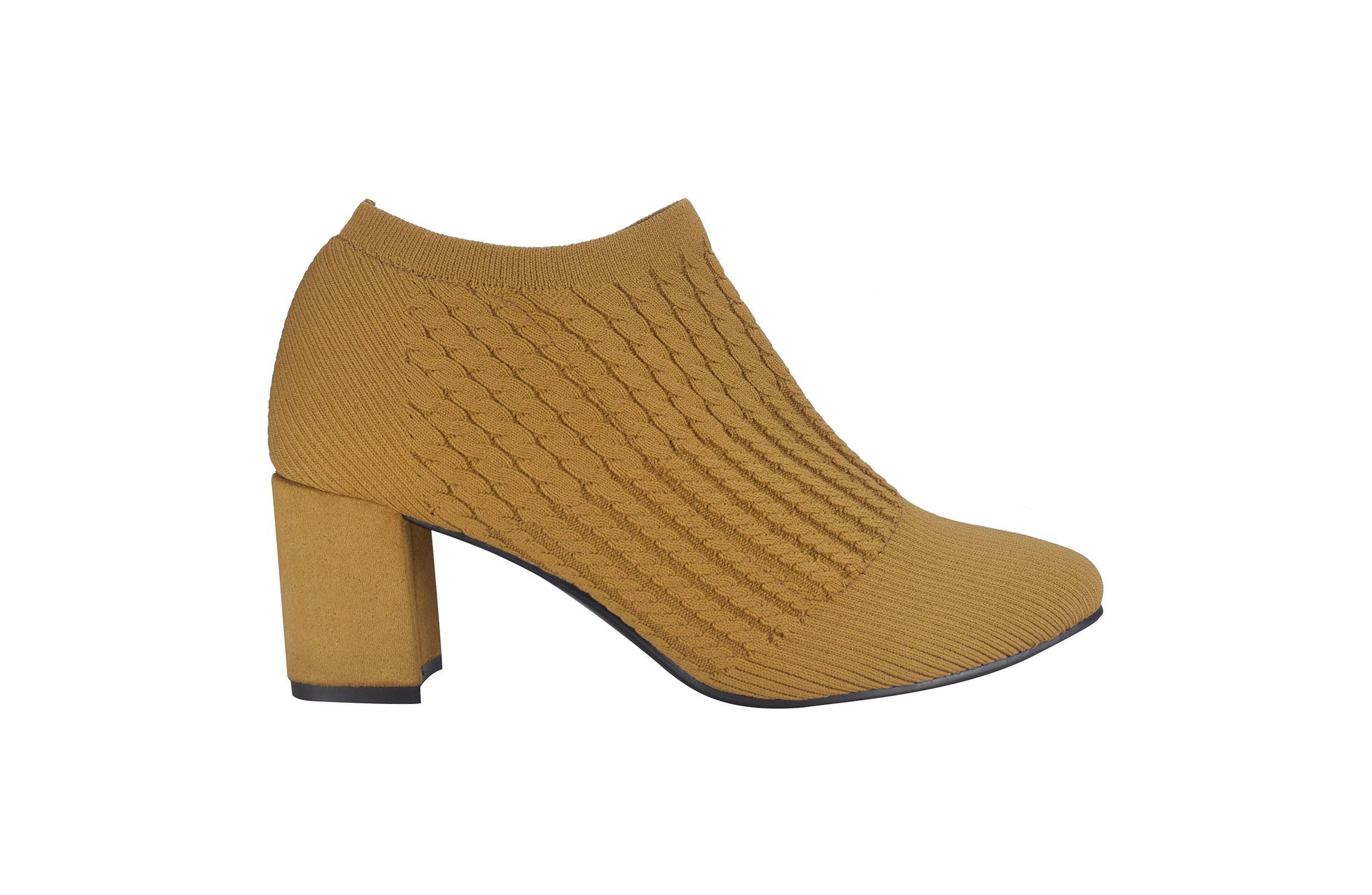 Nancia Stretch Knit Ankle Bootie with Memory Foam