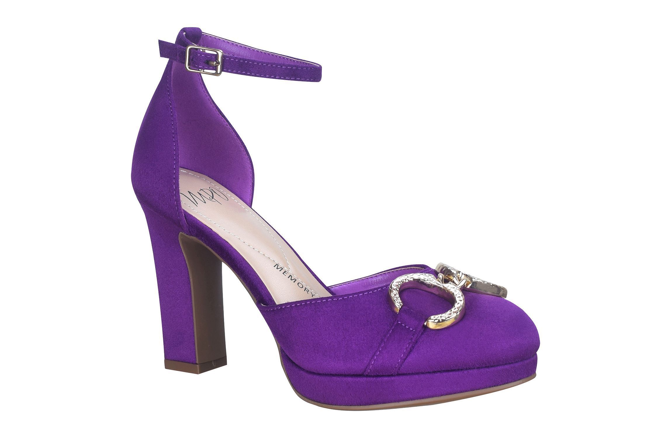 Odilie Platform Pump with Horsebit and  Memory Foam