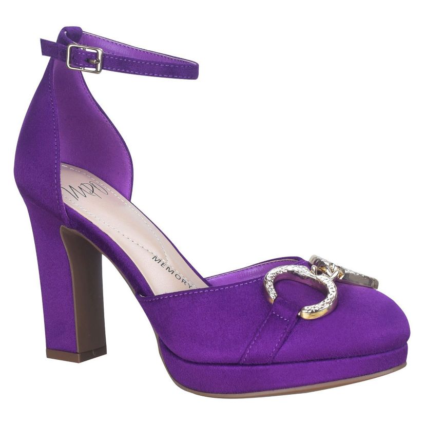 Odilie Platform Pump with Horsebit and  Memory Foam
