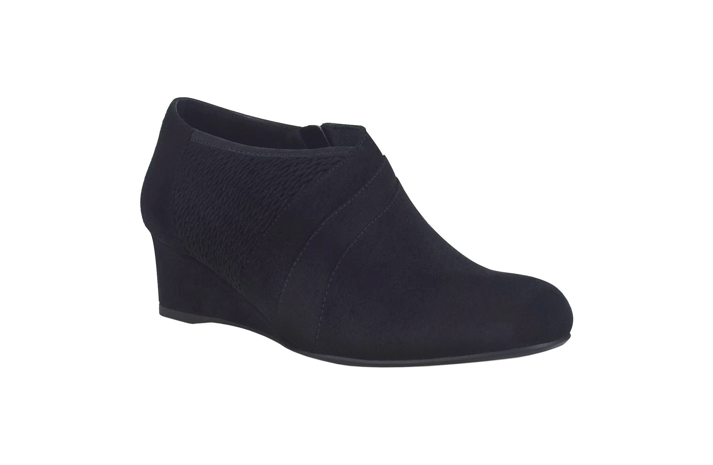 Ginger Stretch Wedge Shoetie with Memory Foam