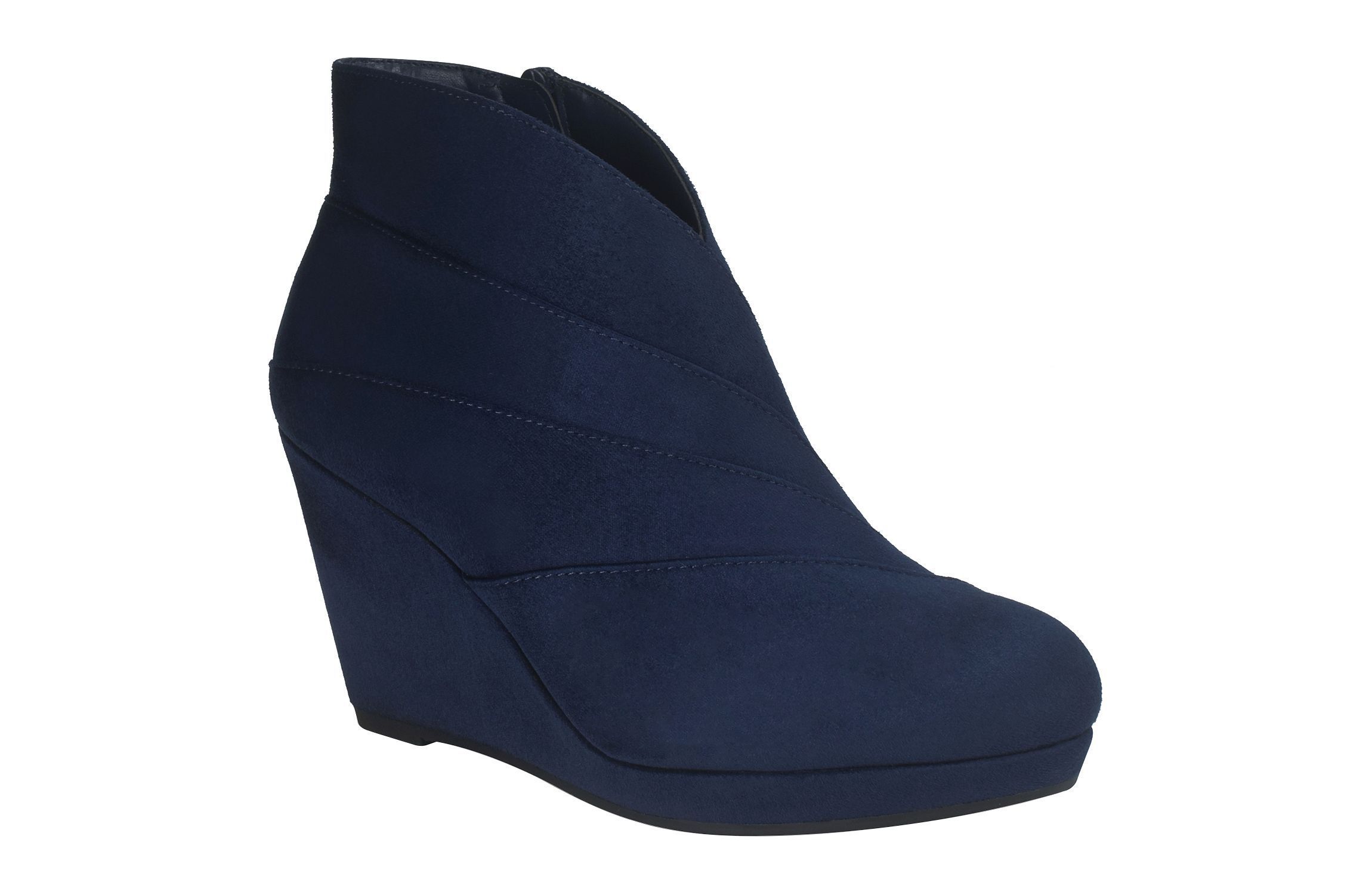 Thorson Platform Wedge Ankle Boot with Memory Foam