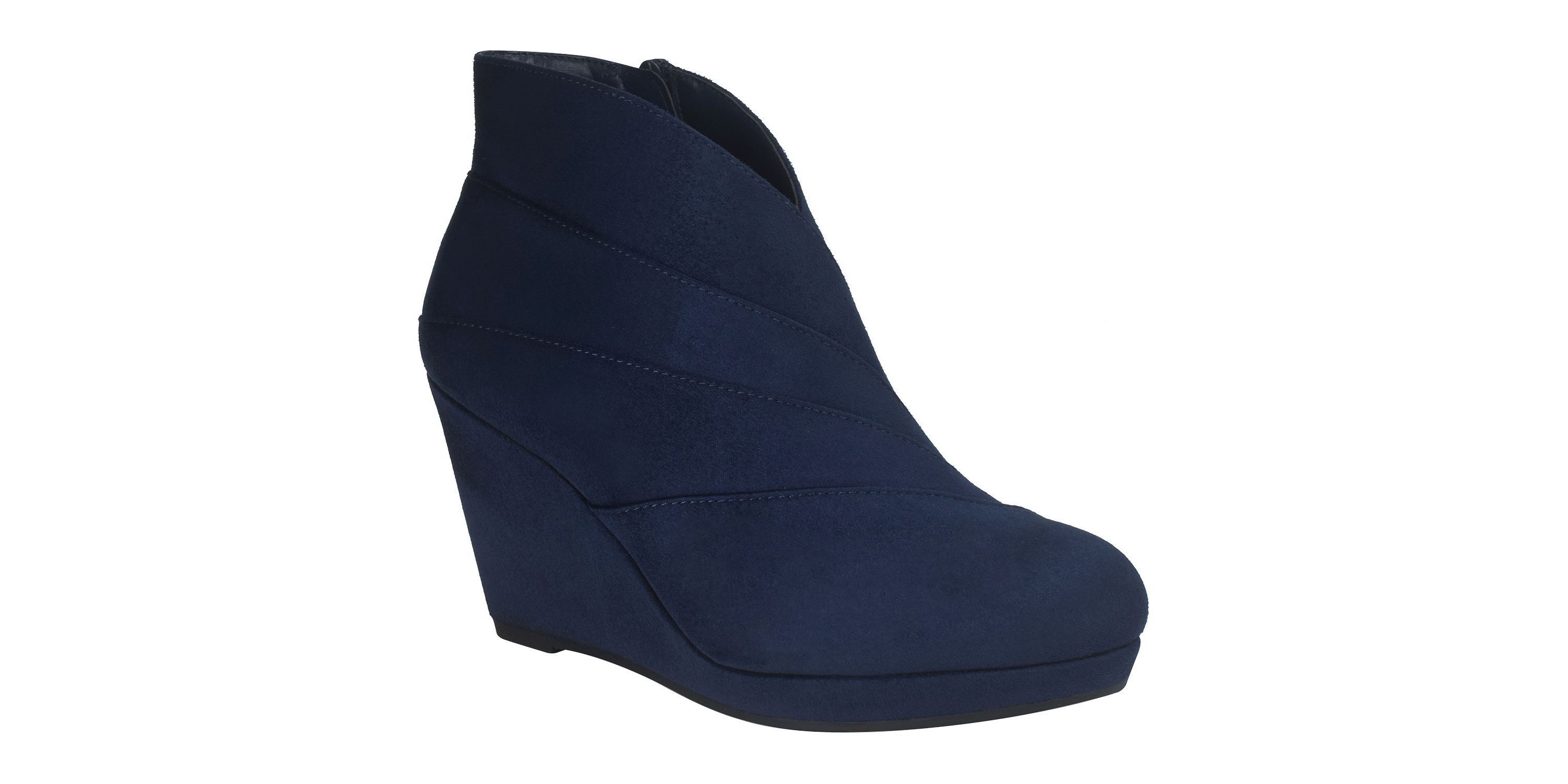 Thorson Platform Wedge Ankle Boot with Memory Foam