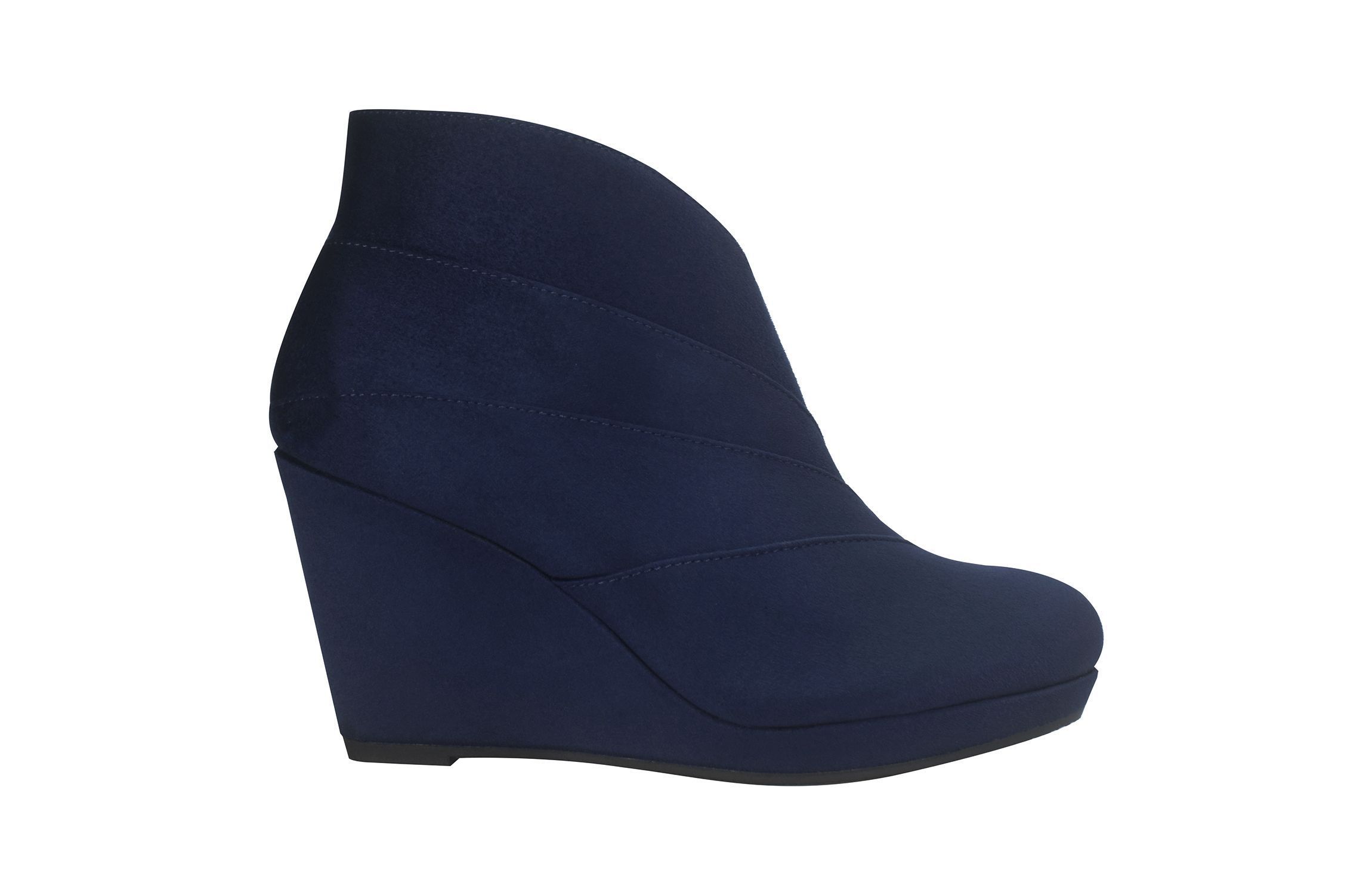 Thorson Platform Wedge Ankle Boot with Memory Foam
