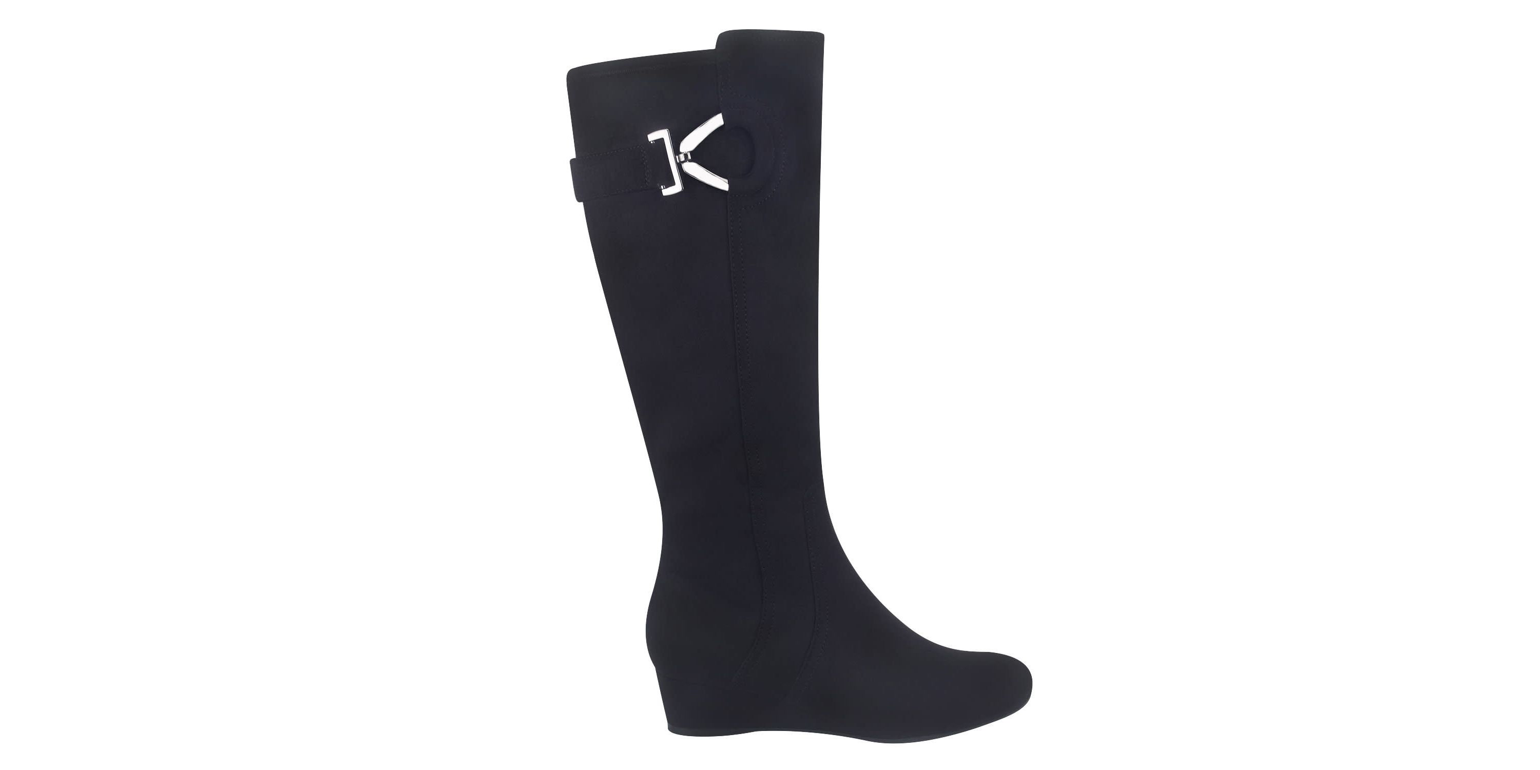 Georgia Stretch Wedge Boot with Memory Foam