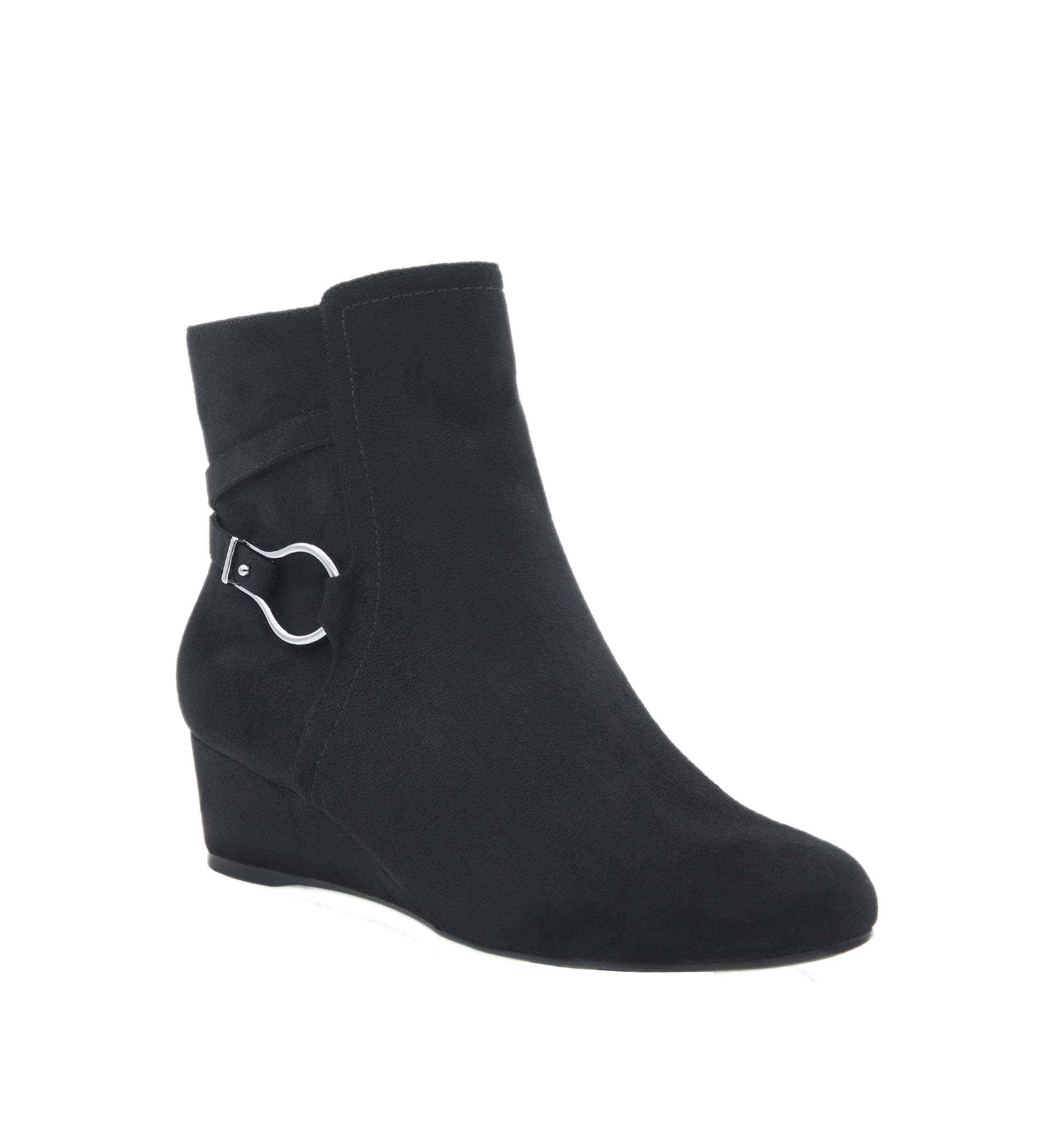 Gracia Stretch Wedge Booties