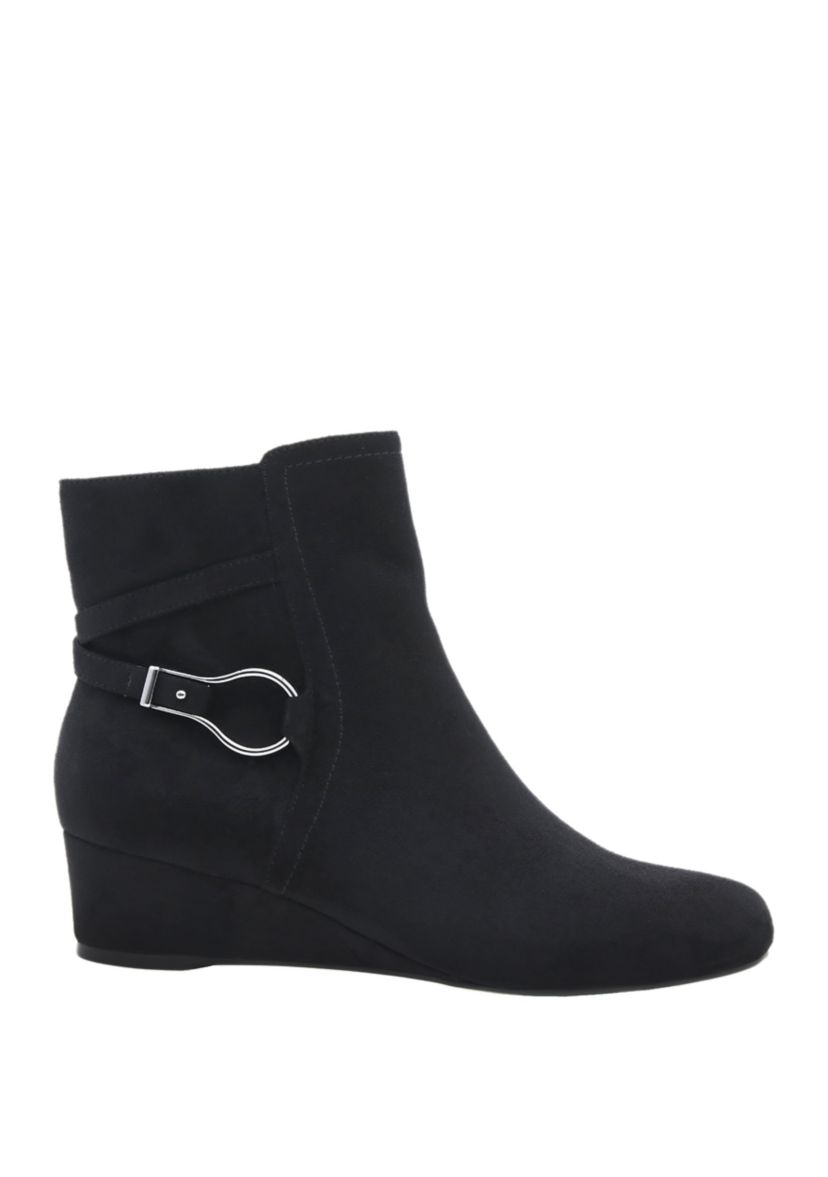 Gracia Stretch Wedge Booties
